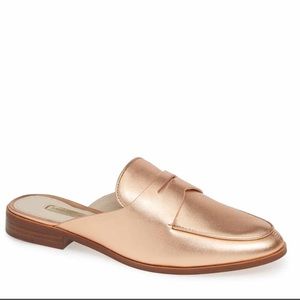 🆕Louise Et Cie Dugan flat loafer gold mules